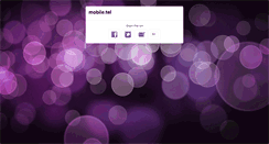 Desktop Screenshot of mobile.tel