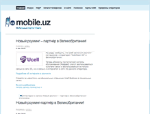 Tablet Screenshot of mobile.uz
