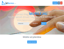 Tablet Screenshot of mobile.hu